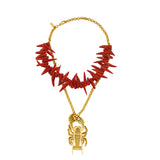 ARAGOSTA CORALLA NECKLACE