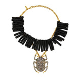 PHARAOH BLACK CORAL NECKLACE