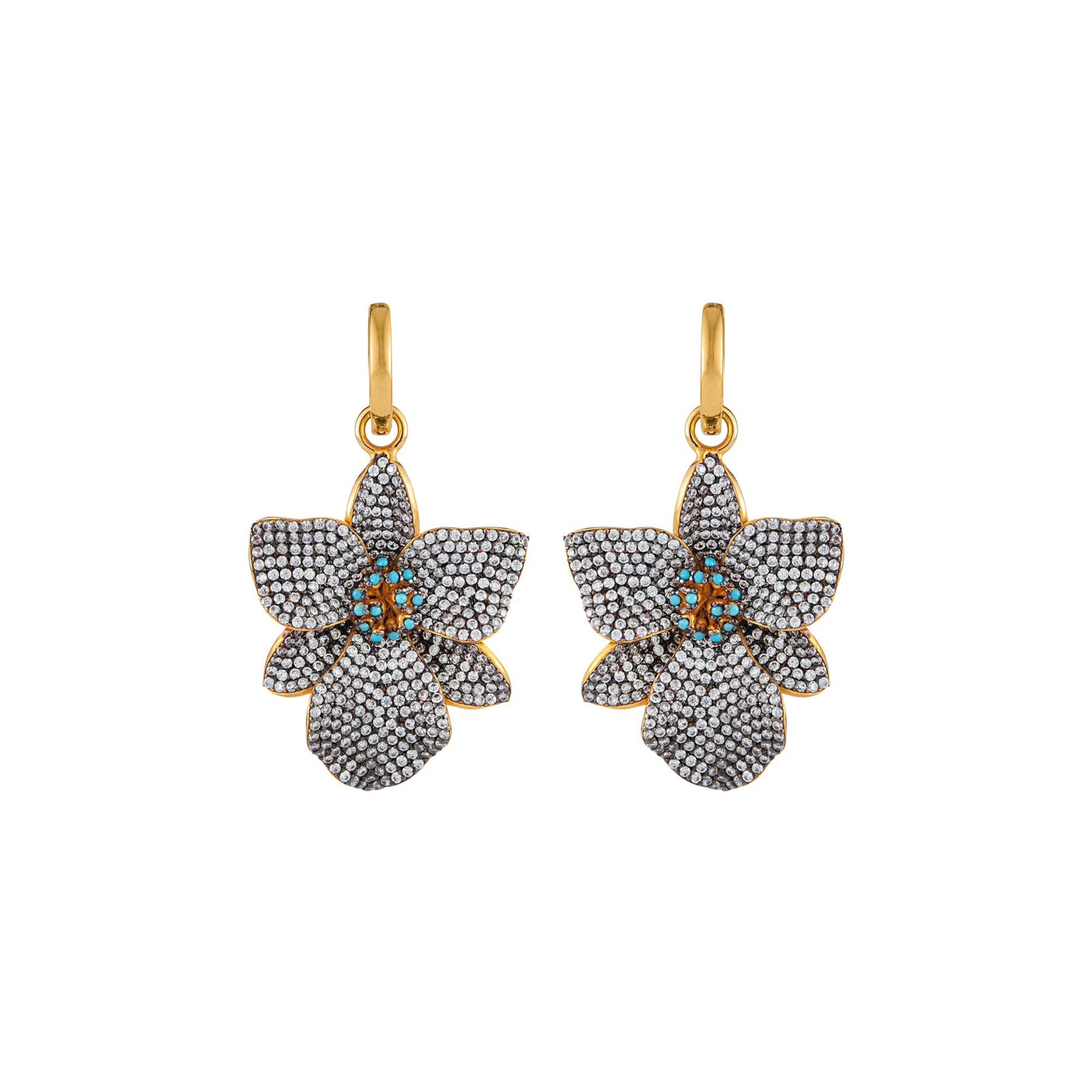 ORCHID JUVENA HOOP EARRINGS
