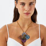 YOUR BITE ON MY ROSE PETALS NECKLACE