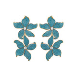 DOUBLE LILIUM EARRINGS