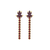 FROG TENNIS EARRINGS