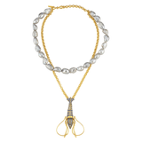 LANGOUSTINE GREY PEARL NECKLACE