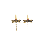 MINI DRAGONFLY HOOP EARRINGS