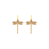 MINI DRAGONFLY HOOP EARRINGS
