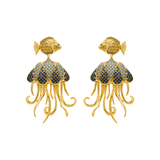 MINI FISH & JELLYFISH EARRINGS