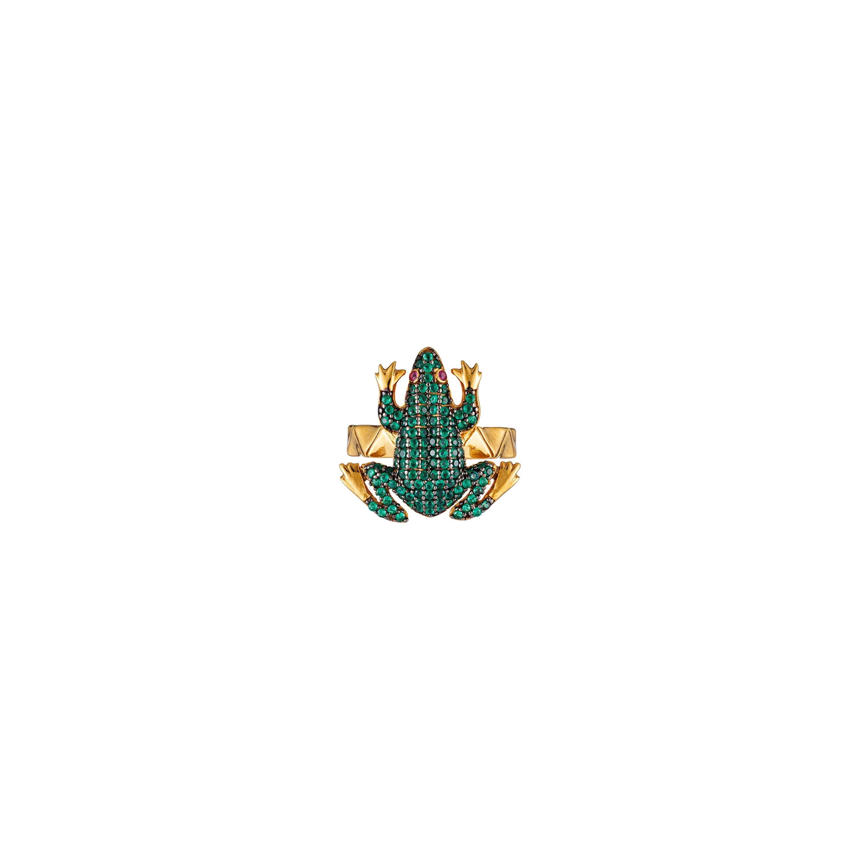 MINI FROG PINKY RING