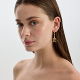MINI LANGOUSTINE HOOP EARRINGS