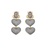 MINI SCARAB IN LOVE EARRINGS