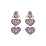 MINI SCARAB IN LOVE EARRINGS