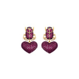 MINI SCARAB MON AMOUR EARRINGS