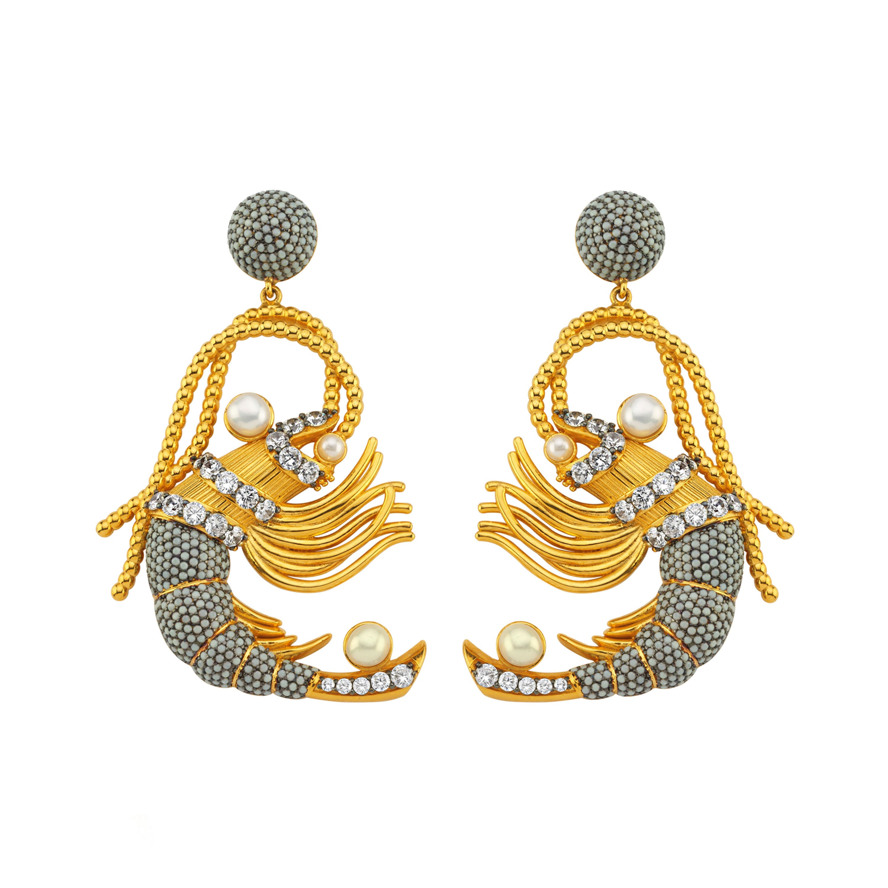 PRAWN EARRINGS