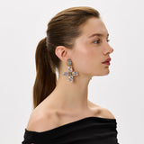 SCARAB CALLAS EARRINGS