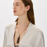 SCARAB DAMASCUS NECKLACE