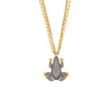 FROG DOUBLE CHAIN NECKLACE