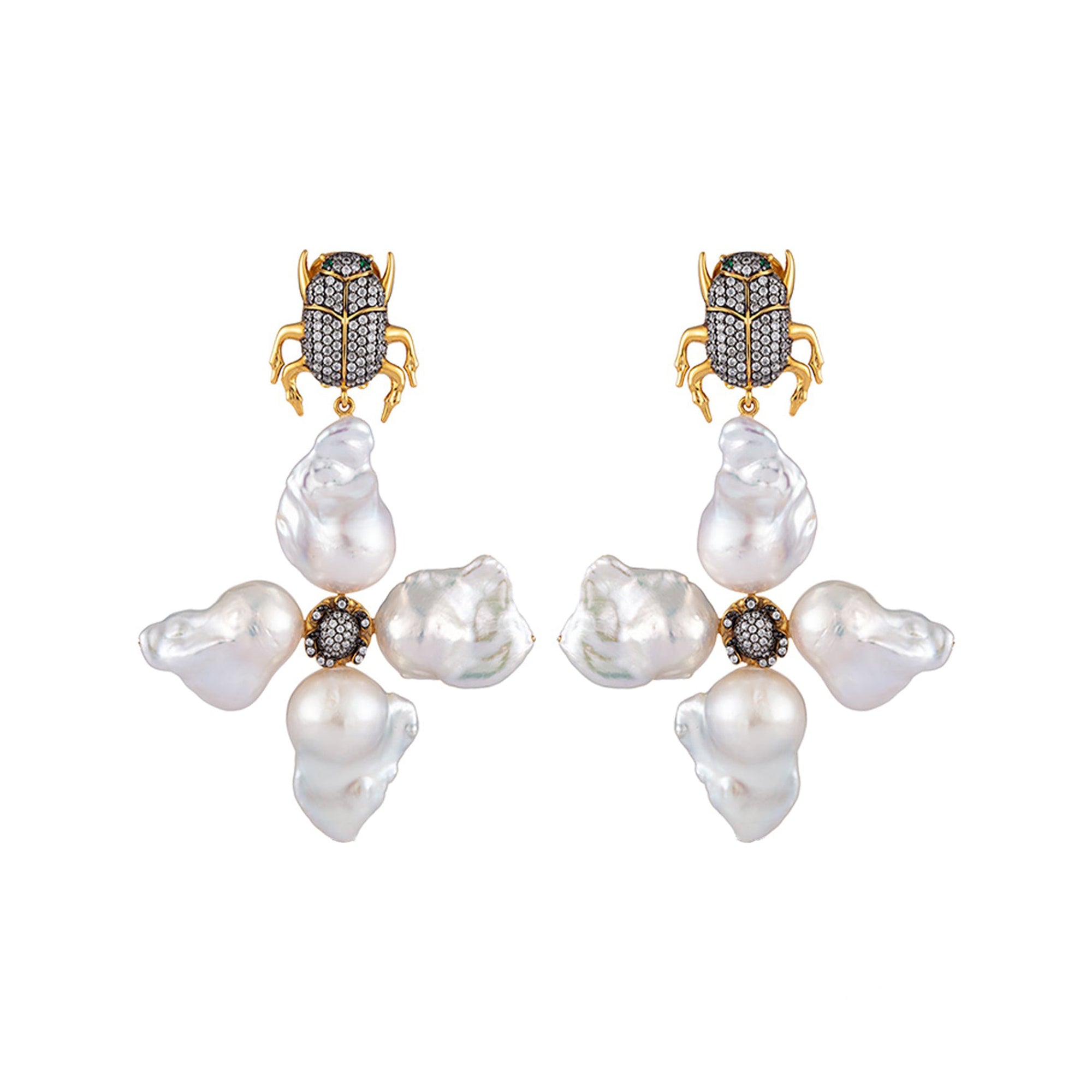 SCARAB BUND EARRINGS
