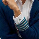 HAMMERED TURBAN CUFFLINKS